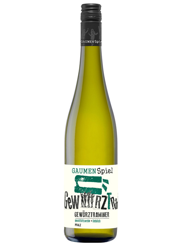 Вино Gewurztraminer Gaumenspiel біле напівсолодке 12%