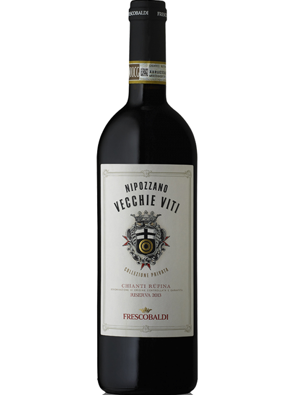 Вино Chianti Rufina Riserva "Nipozzano" Vecchie Viti Frescobaldi 2013 року червоне сухе