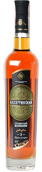Коньяк Кахетинський 3 роки витримки 40%