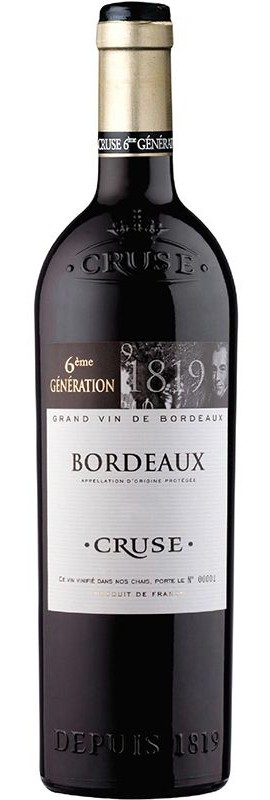 Вино Bordeaux Rouge Cruse червоне сухе 12.5%