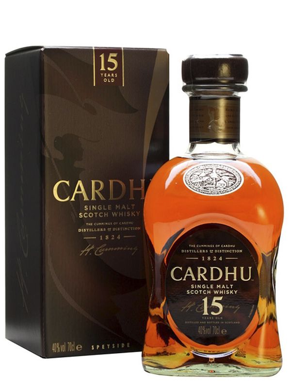 Віскі Cardhu 15 років витримки 40%