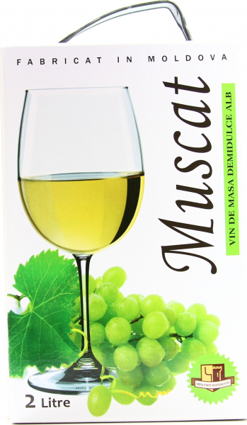 Вино Alianta Vin Muscat біле напівсолодке 9-11%