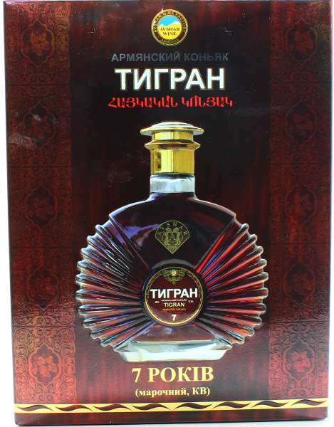 Коньяк Тигран 7 років витримки 40%