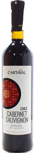 Вино Cartaval Cabernet Sauvignon червоне сухе 12%