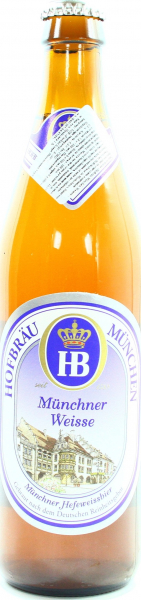 Упаковка пива Hofbrau Munchner Weissbier світле фильтрованное 5.1% х 20 пляшок
