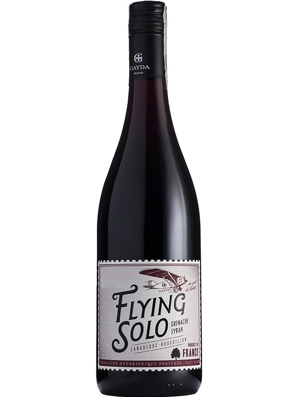 Вино Grenache-Syrah Flying Solo червоне сухе 13%
