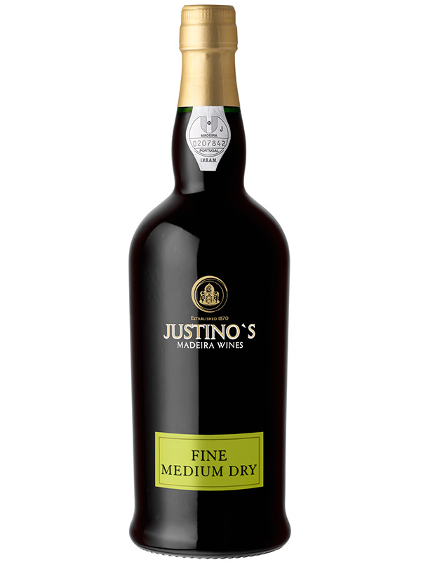 Вино мадейра Madeira Fine Medium Dry Justino's біле напівсухе 19%