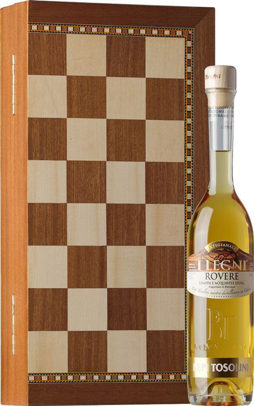 Граппа Bepi Tosolini Grappa I Legni Rovere Scacchi e Dama 42%