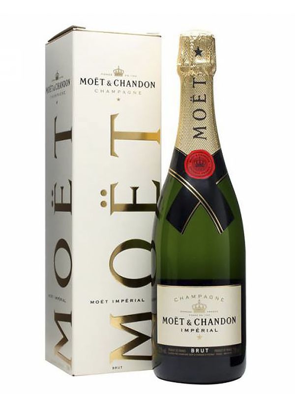 Шампанське Moet & Chandon Brut Imperial біле брют 12% в подарунковій упаковці