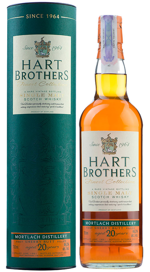Віскі Hart Brothers Mortlach Vintage 20 YO 46%