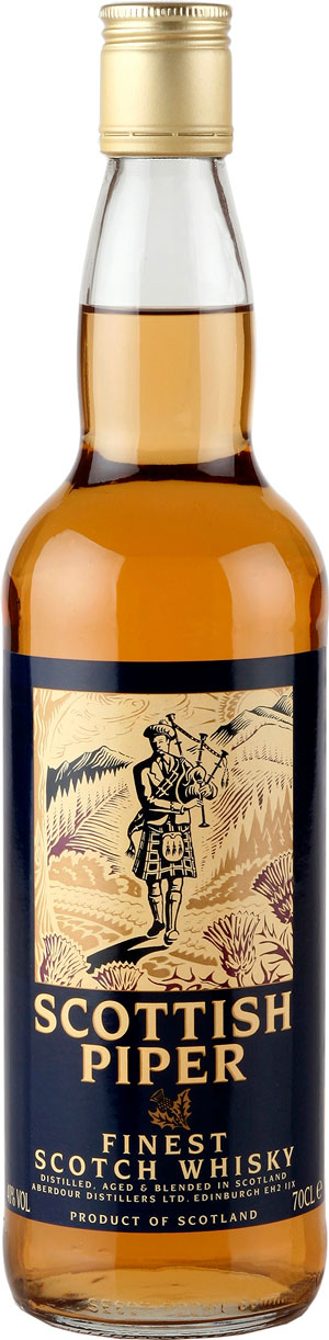 Віскі Scottish Piper Finest витримка 3 роки 40%