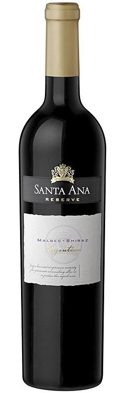 Вино Malbec — Shiraz Reserve Santa Ana червоне сухе