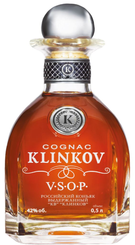 Коньяк Klinkov VIP VSOP 5 років витримки 40%