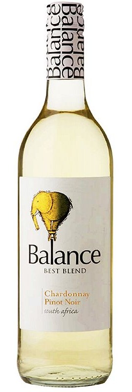 Вино Chardonnay — Pinot Noir "Balance" Overhex біле сухе