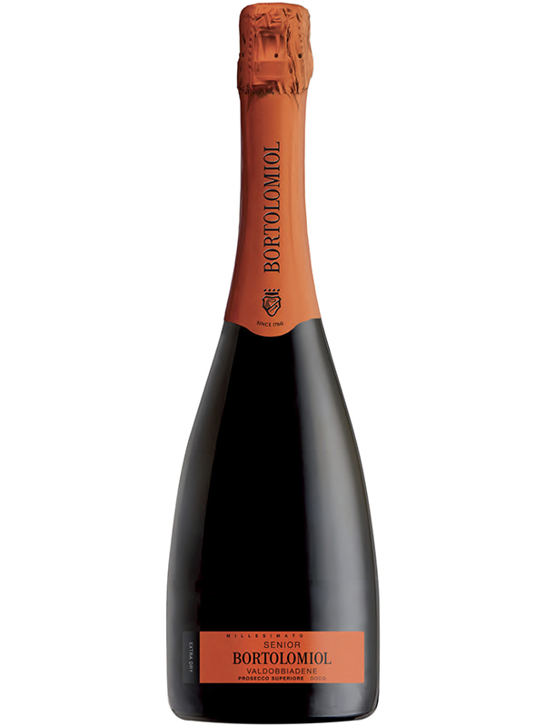 Вино ігристе Bortolomiol Senior Valdobbiadene Prosecco Superiore біле брют 12%