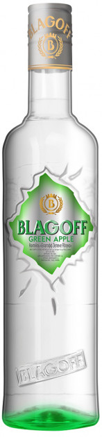 Горілка Blagoff Green apple 37.5%