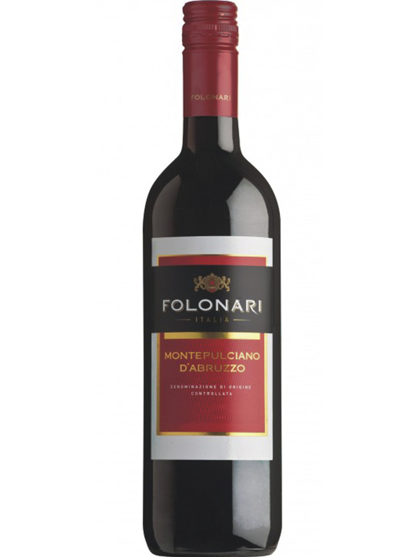 Вино Montepulciano d`Abruzzo Folonari червоне сухе