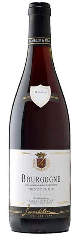 Вино Lamblin Fils Bourgogne Pinot Noir червоне сухе 12.5%