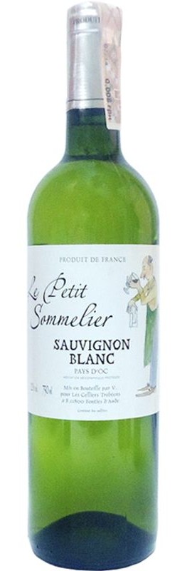 Вино Sauvignon Blanc Le Petit Sommelier біле сухе