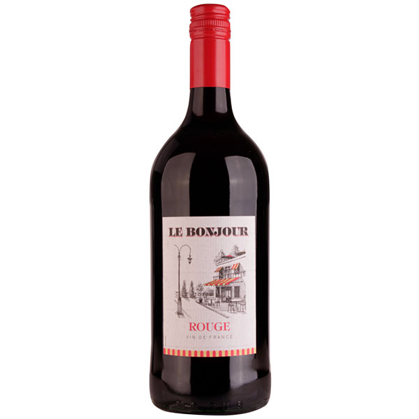 Вино Le Bonjour Pays D' Herault червоне сухе 12-15%