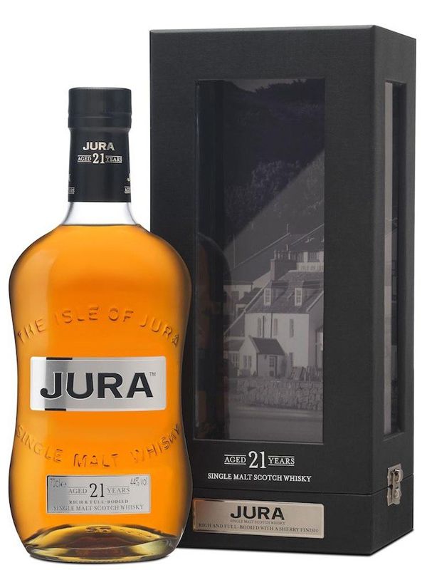 Віскі Jura Single Malt 21 рік 44% в коробці