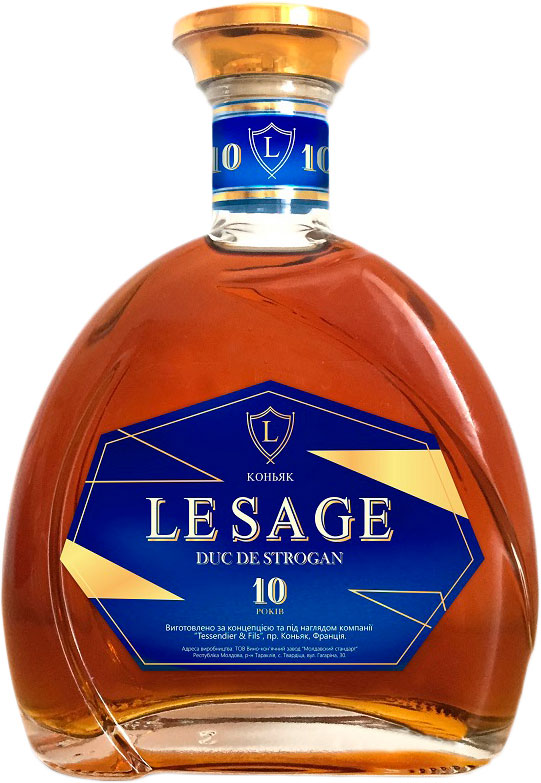 Коньяк Le Sage 10 Y.O. Duc de Strogan 40%