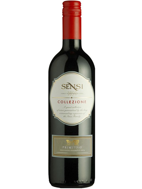 Вино Primitivo Sensi червоне сухе 13%