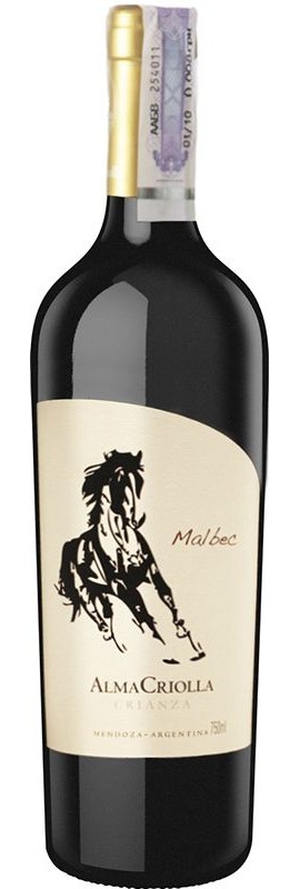 Вино Malbec Crianza Alma Criolla червоне сухе