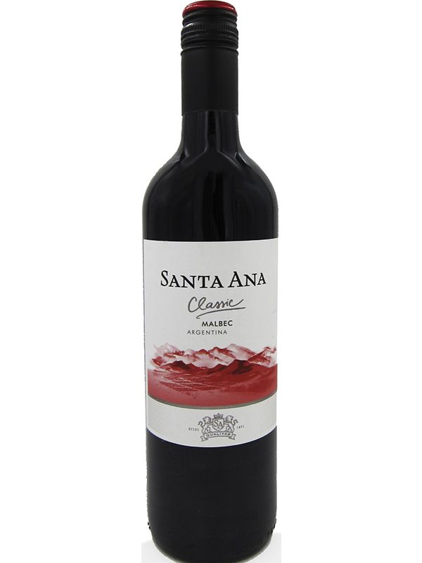Вино Malbec Santa Ana червоне напівсухе 12.5%