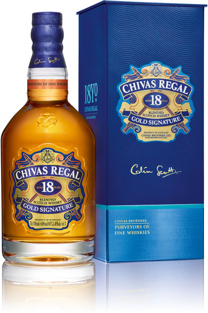Віскі Chivas Regal 18 років витримки 40% в подарунковій упаковці