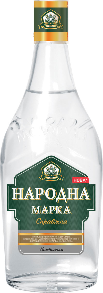 Настоянка Народна Марка Справжня 40%