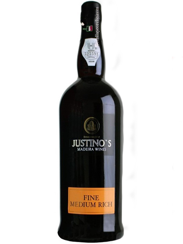 Вино мадейра Madeira Fine Medium Rich Justino's біле напівсолодке 19%