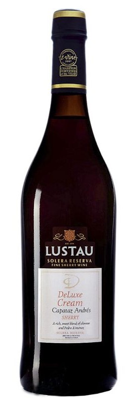 Вино херес Deluxe Cream Capataz Andres Solera Reserva Lustau біле солодке 20%