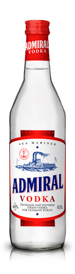 Горілка Admiral Vodka 40%