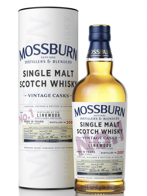 Віскі Mossburn Vintage Casks No1 Linkwood Distillery 10 Y.О 46%