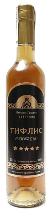 Коньяк Tiflisi Marani Тифліс 5 років витримки 40%