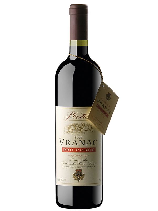 Вино Crnogorski Vranac Pro Corde Plantaze червоне сухе 14%