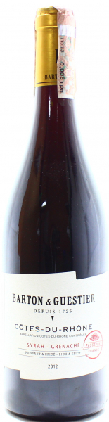 Вино Barton & Guestier Cotes du Rhone Passeport червоне сухе 13%