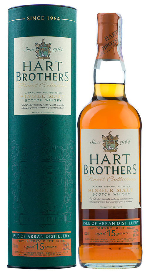 Віскі Hart Brothers Isle of Arran Vintage 15 YO 46%