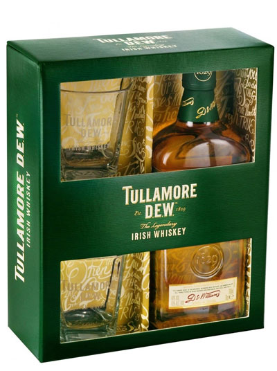 Віскі Tullamore Dew Original 5 років витримки 40% + 2 склянки