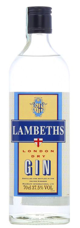 Джин Lambeths London Dry Gin 37.5%