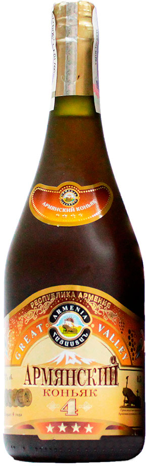 Коньяк Great Valley 4 роки витримки 40%