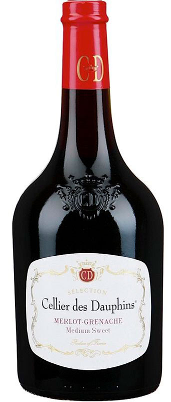 Вино Merlot-Grenache Cellier des Dauphins червоне напівсолодке 13%