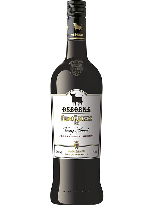 Вино херес Pedro Ximenez Osborne біле солодке 17%