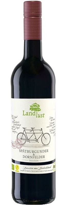 Вино Spatburgunder-Dornfelder Landlust червоне сухе 12%