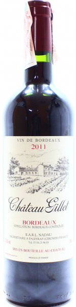Вино Chateau Gillet червоне сухе 12.5%