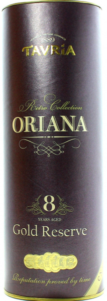 Коньяк Таврія Oriana 8 років витримки 40%