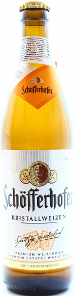 Пиво Schofferhofer Kristal світле нефильтрованное 4.5%