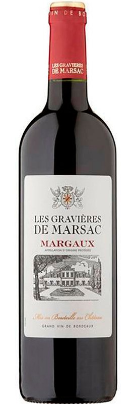 Вино Margaux Les Gravieres de Marsac червоне сухе 13%