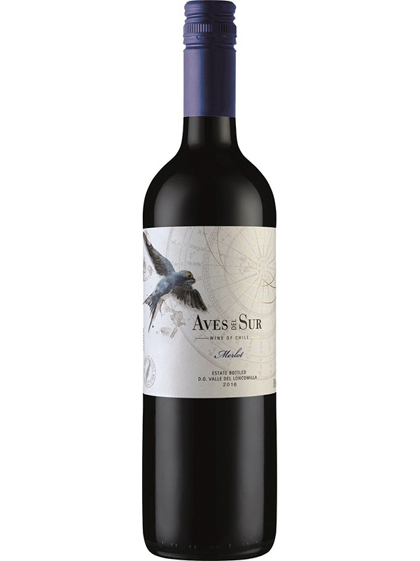 Вино Merlot Aves del Sur червоне сухе 12.5%